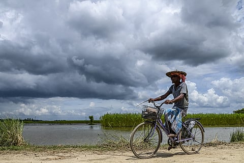 Cloudy sky in Nadia